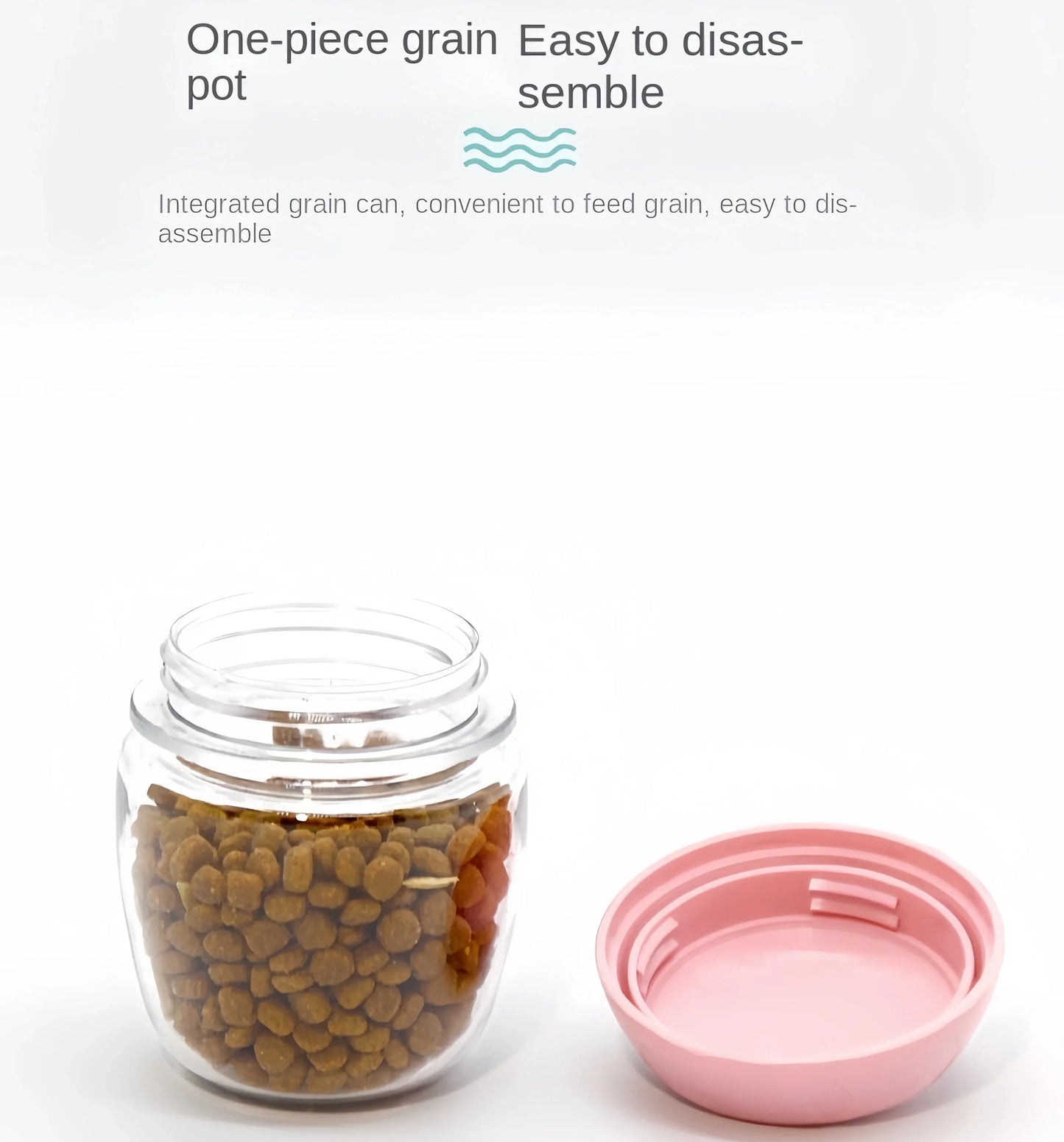 2-in-1 Hunde-Katzen-Wasserflasche mit Aufbewahrung, Futter- und Wasserbehälter für Welpen, Haustiere, Hundenapf, Outdoor-Reisebedarf für Haustiere